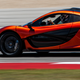 Oops—one of the McLaren P1's charging flaps came open, but it was still insanely fast.